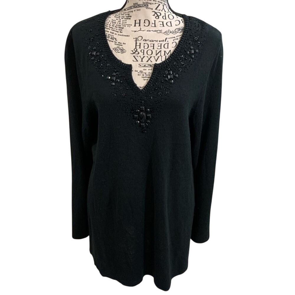 Metro 7 embellished tunic size 16W‎ NWT